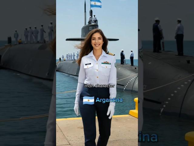 female military captains in various countries#shorts #midjourney #army