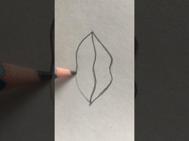 How to draw lips | Easy steps to draw lips | #art #drawing #trending #shorts #short