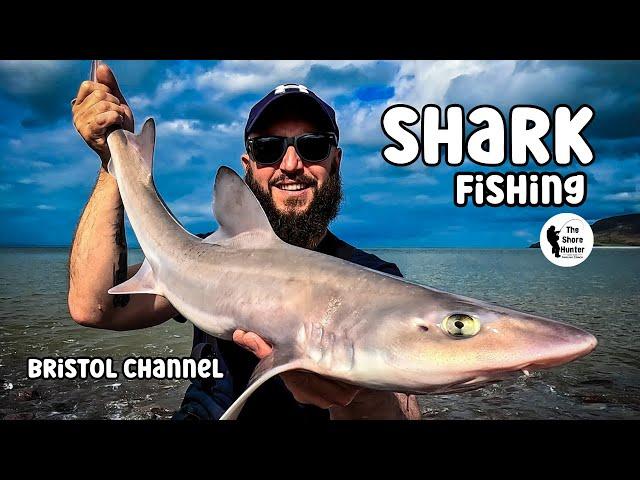 Shark Fishing, UK Beach Fishing. Bristol Channel The Shore Hunter, Wayne Hand 4k.