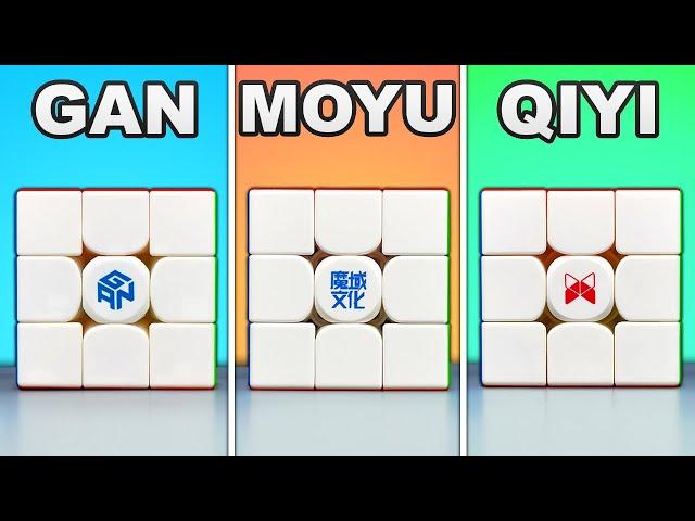 Which is The BEST 3x3 Brand? (GAN vs MoYu vs QiYi)