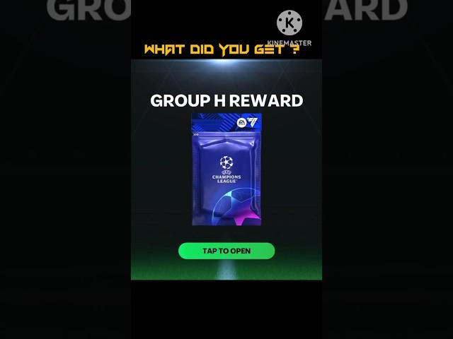UCL POINTS GROUP H PACK OPENING IN EA FC FIFA MOBILE 24 #shorts #fifamobile #fcmobile #eafcmobile