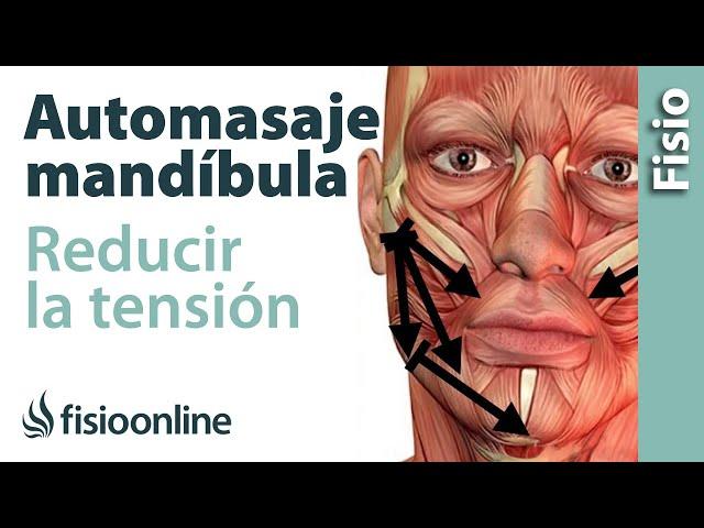 Automasaje de mandíbula para relajar la tensión