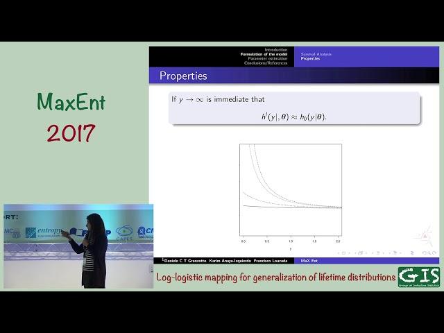 MaxEnt 2017 - Daniele Granzotto - Log-logistic mapping for generalization of lifetme distributions
