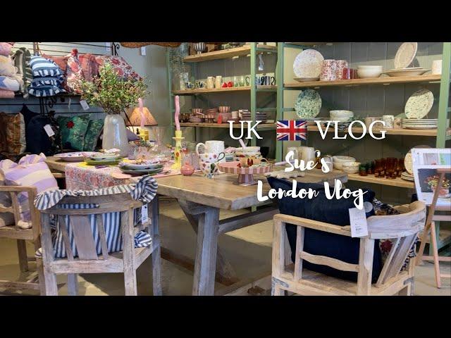 UK Vlog| 영국의 예쁜 시골 마을(Shere)속 예쁜 소품 샵 구경하고 뜨개질 하는 주부 일상| 영국의 완연한 봄을 기다리며~