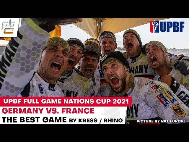 Germany vs. France at Paintball Nations Cup Men 2021 Chantilly NXL Europe