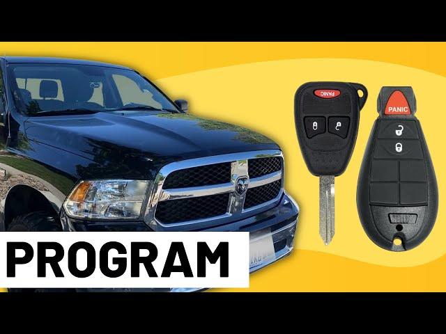 Program Dodge Key Fob NO Dealership! Chrysler & Jeep too