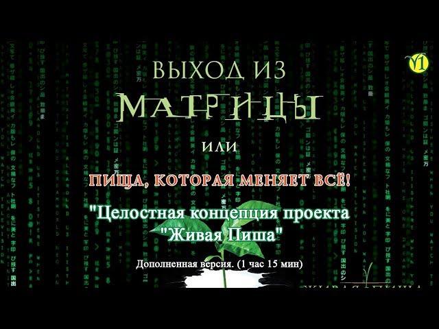 Евгений Агафонов "Целостная Концепция проекта" "Живая пища" (видео 87)