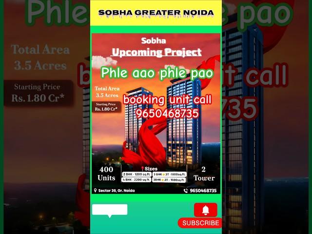 Sobha greater noida new project #sobharealty #greaternoida #realestate #jewarairport #luxuryliving