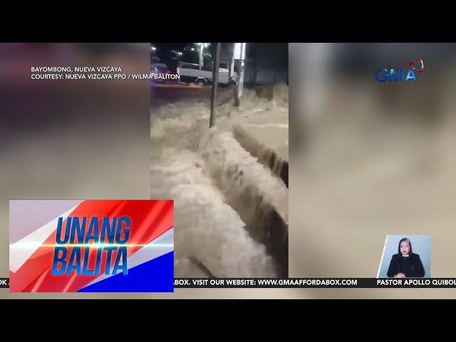 Malakas na ulan, nagdulot ng baha at landslide | Unang Balita