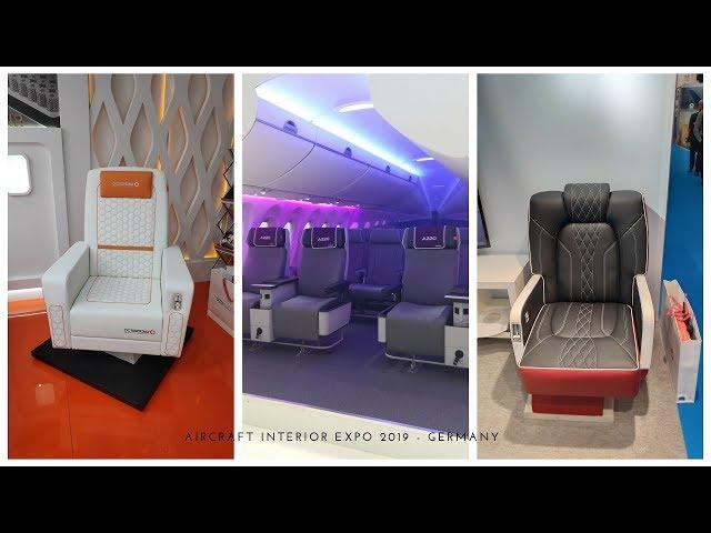 Stunning Business & Premium Economy seats Display at Aircraft Interior Expo -2019