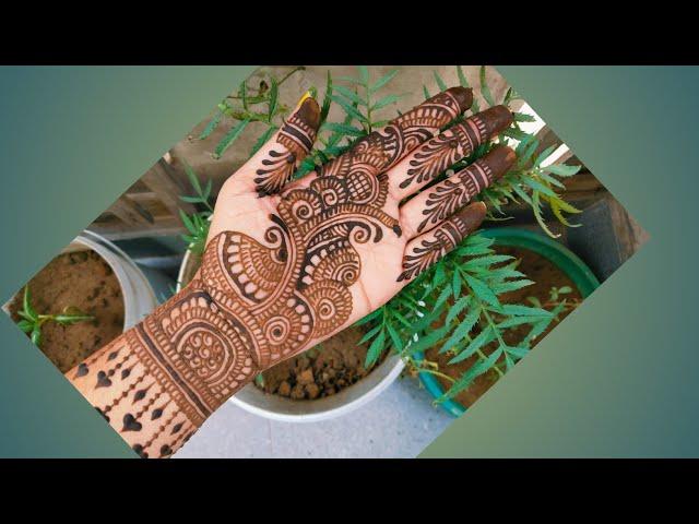 Very stylish & beautiful mehndi design| Arabic mehndi design | simple mehndi | mehandi #karwachauth