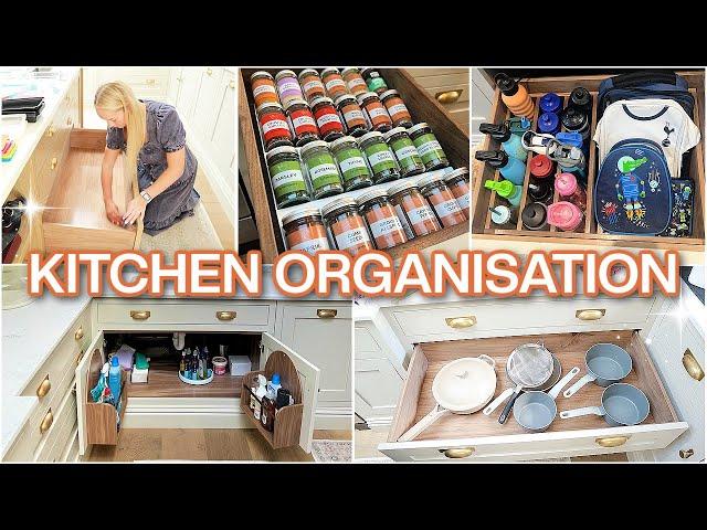 EXTREME KITCHEN ORGANISATION, STORAGE SOLUTIONS + CLEAN WITH ME | Emily Norris