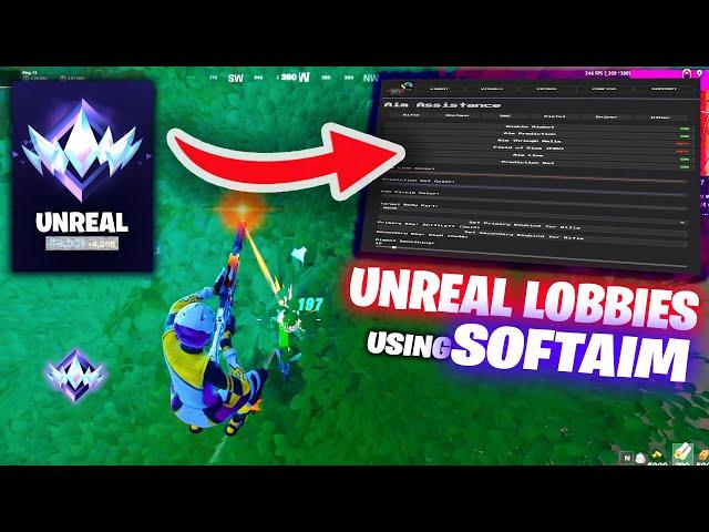 DESTROYING Unreal Lobbies With The Best Fortnite CHEAT  (BEST SOFTAIM)