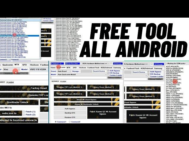 Free Tool 2024 / S23 Ultra Fold 5 Unlock / Vivo Y 16 Unlock / Hawei Honer / Oppo Realme Mi 1Tool