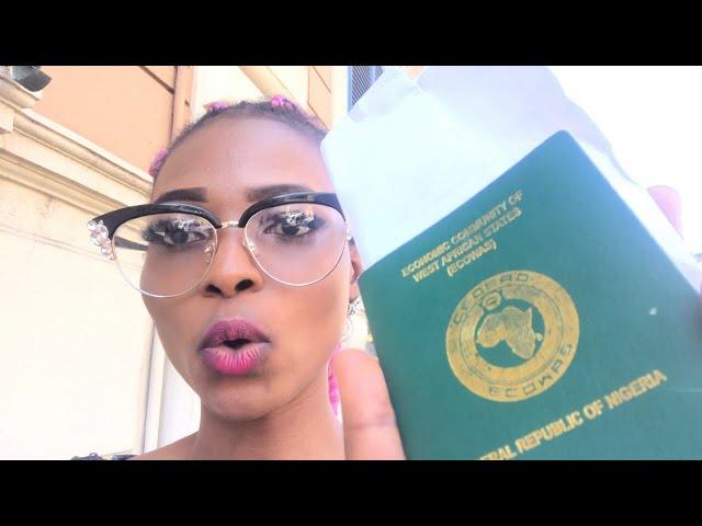 Finally collected my Nigeria passport at the Nigeria embassy in Rome