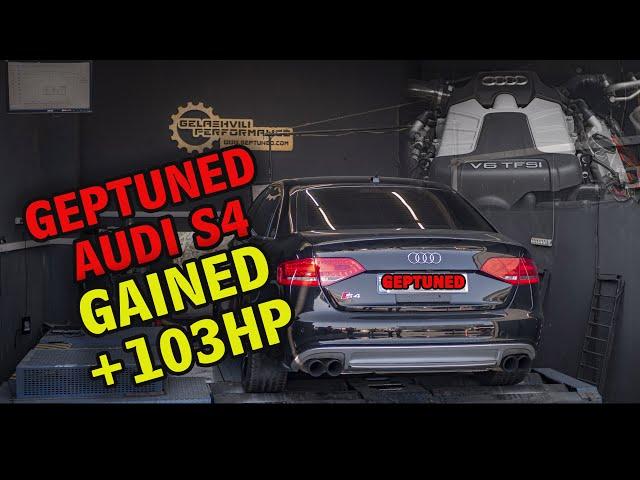 GEPTuned Audi S4 makes crazy power!