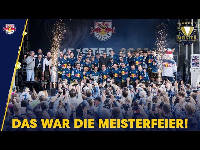 Das war die Meisterfeier der Red Bulls | Deutscher Eishockey Meister 2023 | EHC Red Bull München