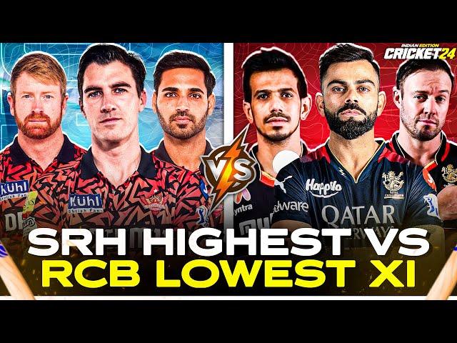 VIRAT KOHLI 100 in IPL  HIGHEST vs LOWEST XI  - Cricket 24