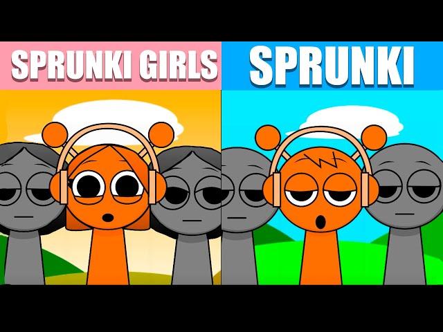 Incredibox Sprunki GIRLS vs  Sprunki BOYS New Mod