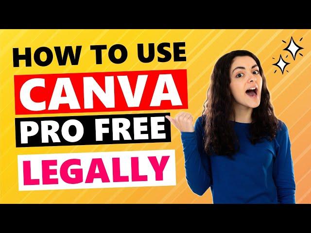 How to Get Canva Pro for Free Legally? - Canva Pro Team Invitation Link Creation Guide 2024 Working