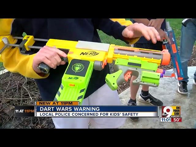 Nerf wars spark calls to Blue Ash police