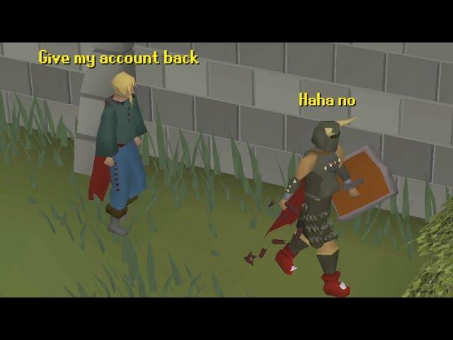 Leaking my Runescape Password (Players hack = they get PKed)