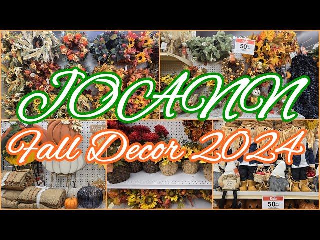 JOANN FALL DECOR 2024 SHOP WITH ME HOME DECOR SHOPPING