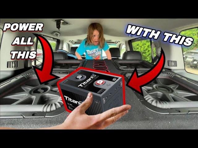 The Ultimate Car Audio Battery- The Power of Titan 8’s