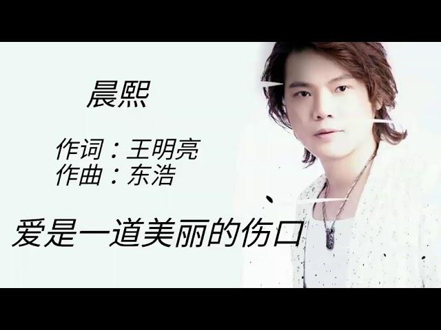 《 爱是一道美丽的伤口》   演唱：晨熙