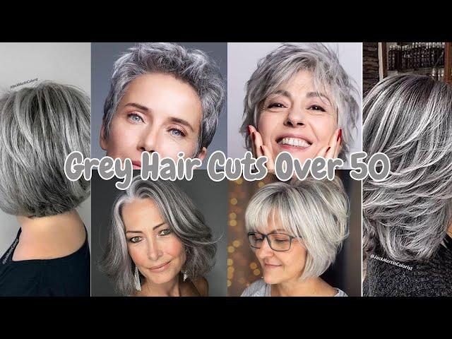 Grey Hair Cuts Over 50 Short Grey Hair Ideas Grey Curly Hair