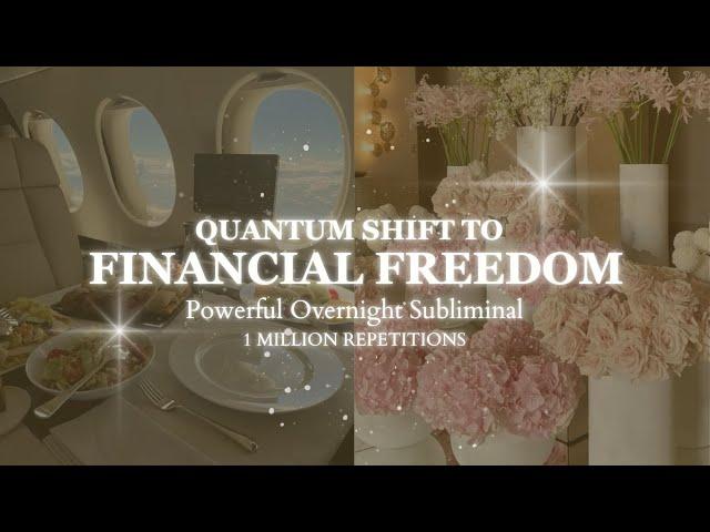 [EXTREMELY POTENT] Financial Freedom - Black Screen - OVERNIGHT SUBLIMINAL - 1 MILLION REPETITIONS