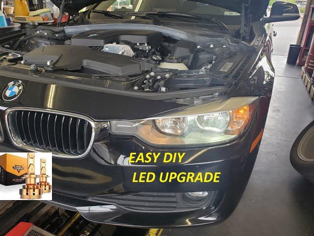 How to replace or upgrade a halogen bulb to LED on your 3 series F30 BMW 2011-2019