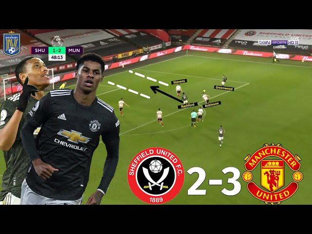 How Martial & Rashford EXPOSED Sheffield | Sheffield United vs Man United 2-3 | Tactical Analysis