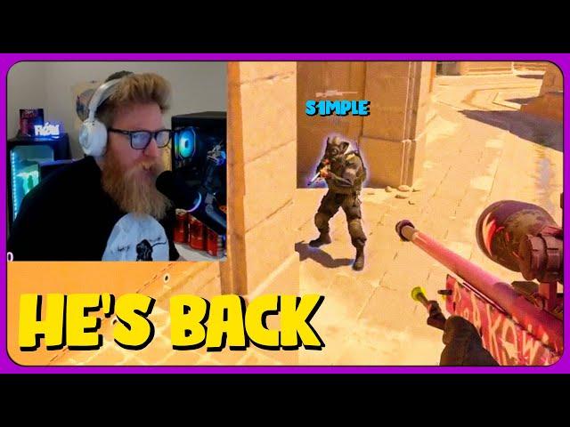 fl0m Reacts to s1mple's Return to Counter-Strike