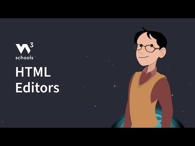 HTML - Editors - W3Schools.com