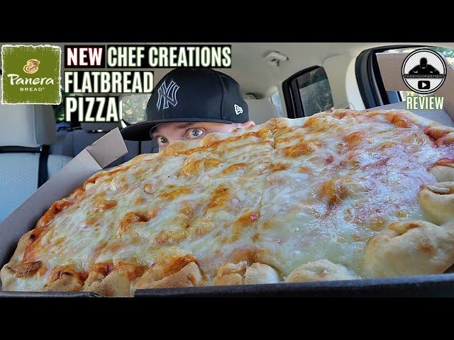 Panera Bread® CHEF CREATIONS FLATBREAD PIZZA Review! ‍ | CHEESE 