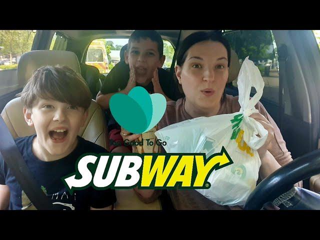 I got my first subway too good to go magic bag!!