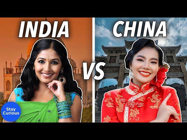 Life in INDIA vs CHINA | 7 Major Differences in 10 Minutes
