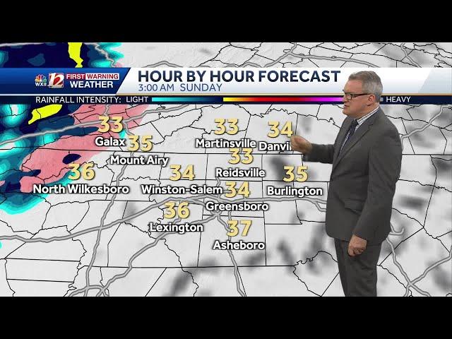 WATCH: Chilly Saturday, winter weather for mountains early Sunday