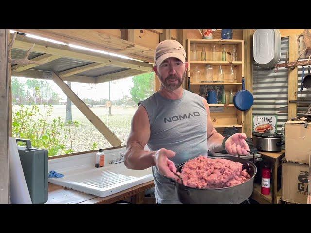 Wild Hog Processing - Making Patty Breakfast Sausage!