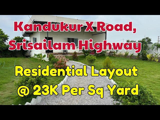 Ready To Construct HMDA Residential Open Plots Near Kandukur X Roads, Srisailam Highway #Telangana,