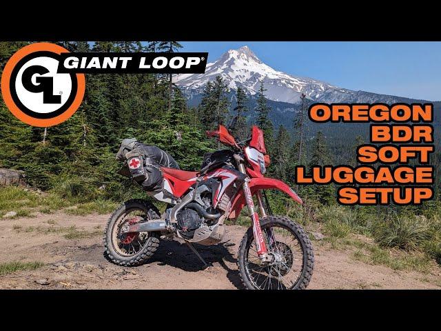 Oregon BDR Soft Luggage Setup: Giant Loop Coyote, Diablo, and Rogue Bags + Possibles Pouch