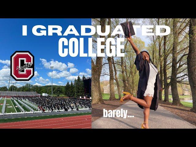 my chaotic college graduation vlog (almost didnt make it) | COLGATE UNIVERSITY