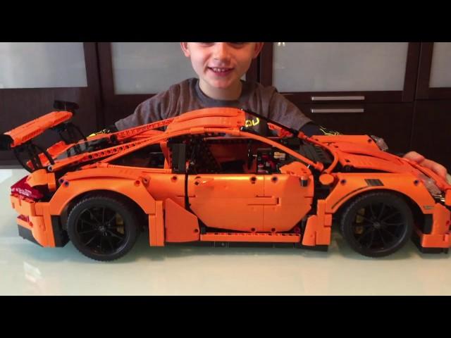 New LEGO TECHNIC Porsche 911 GT3 RS Set 42056 Review & Demo by Andy Music by Lindsey Stirling