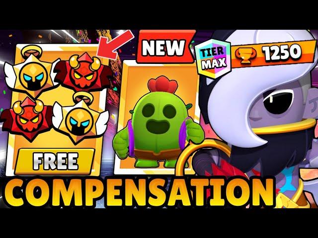 BIG COMPENSATION BY SUPERCELLNEW 6 STARR DROPS + SPIKE GOT REMOVED `Brawl Stars