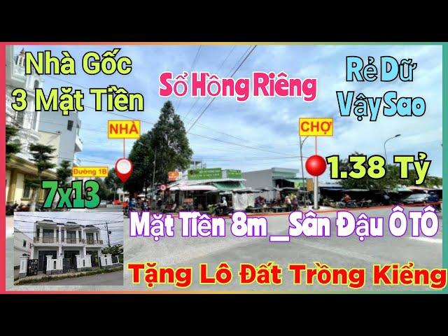 Chủ Ngộp Tận Đáy_Bán Lỗ Nhà Tặng Lô Đất Trồng Kiểng 3 Mặt Tiền Kinh Doanh Rẻ Bèo 1,38 Tỷ BÌNH CHÁNH.