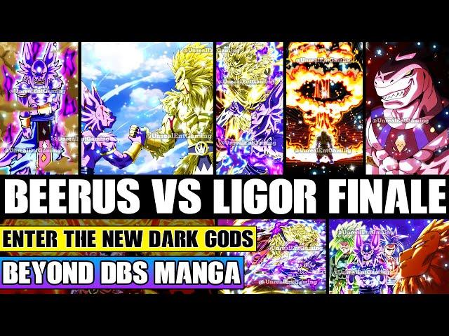 Beyond Dragon Ball Super Ultra Beerus Vs Ultra Ligor Shocking Finale! The Unknown Dark Gods Emerge!