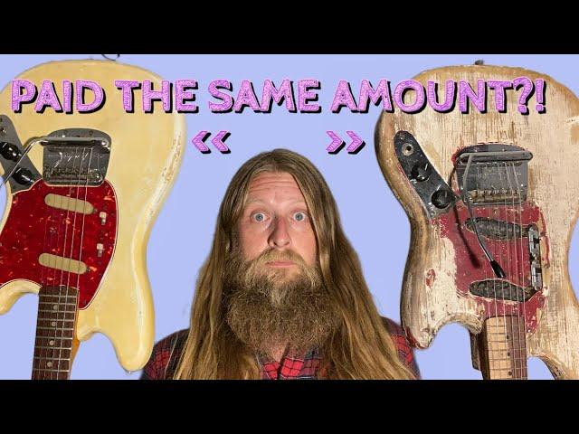 HOW MUCH?!? Two Guitars, One Price. METHSTANG vs All Original 1965 Fender Mustang.