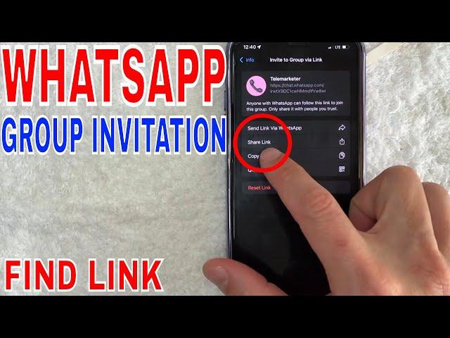  How To Find WhatsApp Group Invitation Link 