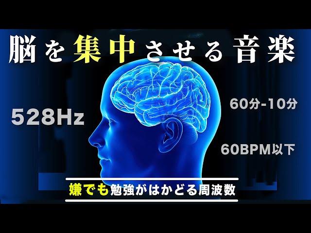 【勉強がはかどる音楽】60分集中して10分休憩！3時間のポモドーロタイマーで努力を積み重ねる3時間